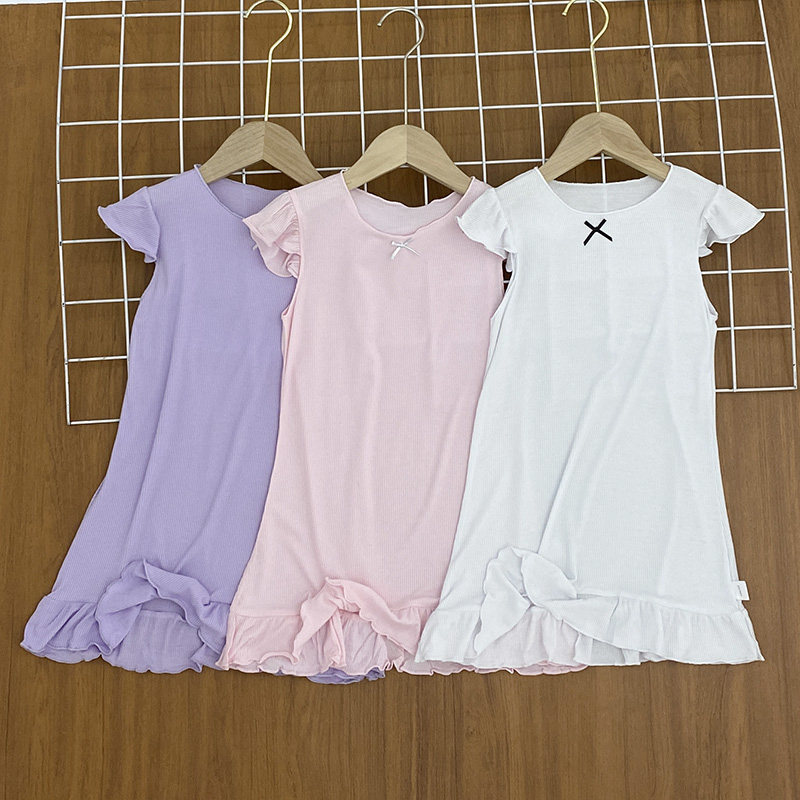 女童睡裙女夏季公主风薄款短袖空调服莫代尔高弹力中小童家居服,童装/婴儿装/亲子装,家居裙/睡裙,淘宝优惠券,粉丝福利购,淘宝优惠卷