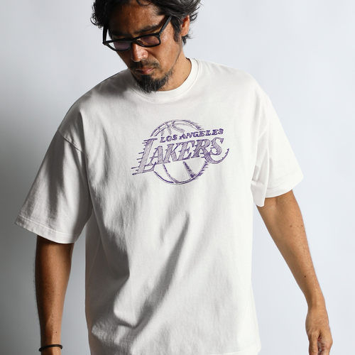 纯棉圆领染印LOSANGELSLAKERS