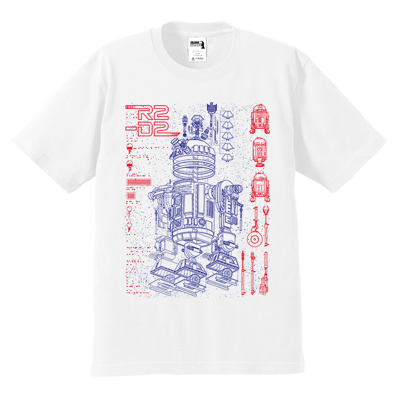bb8拆解分析科幻设计图短袖t恤