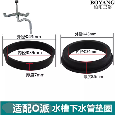 tianli适用于欧派厨房水槽密封圈