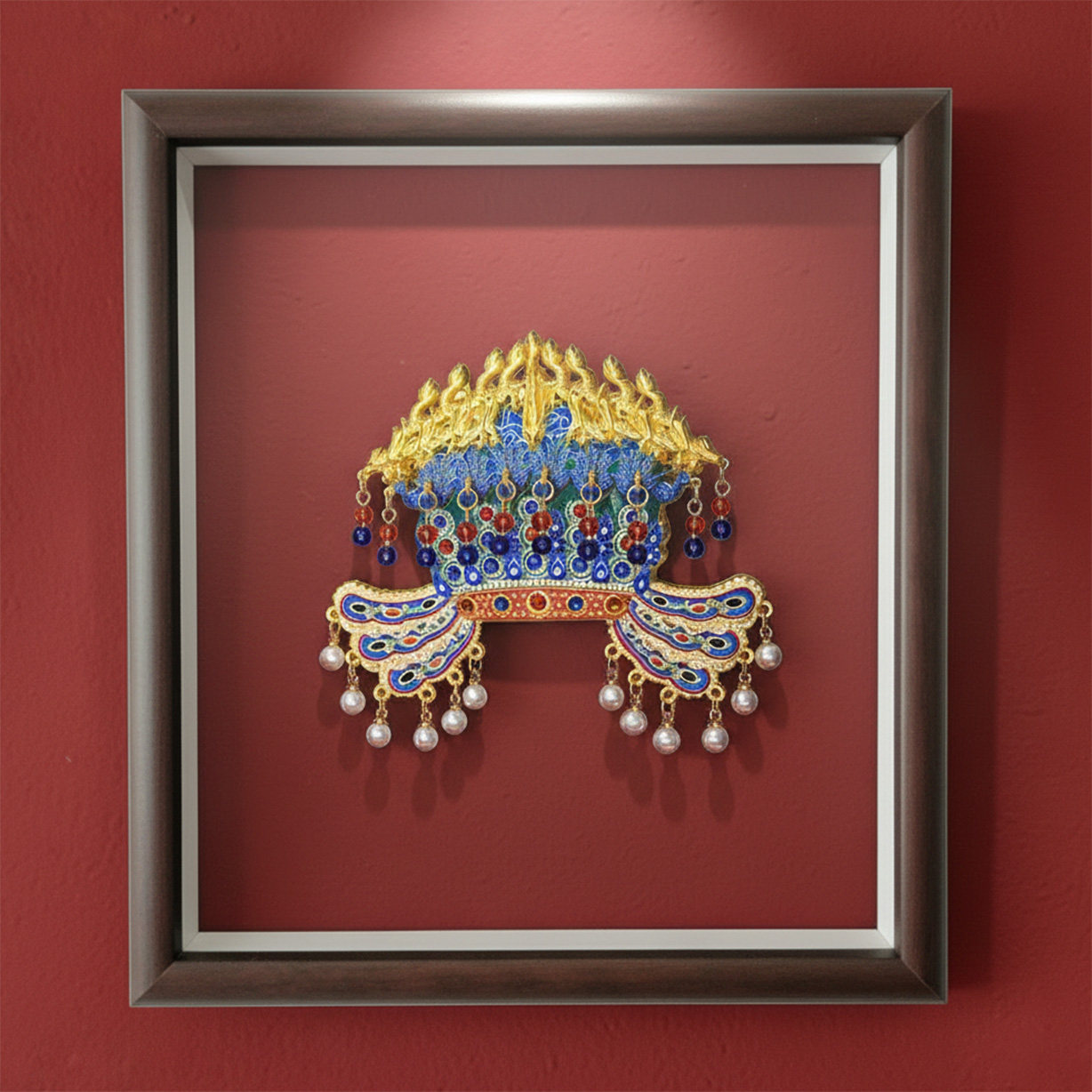 国博冰箱贴磁吸相框摆台徽章谷子吧唧凤冠展示框中式画框摆台挂墙,家居饰品,相框/画框,淘宝优惠券,粉丝福利购,淘宝优惠卷