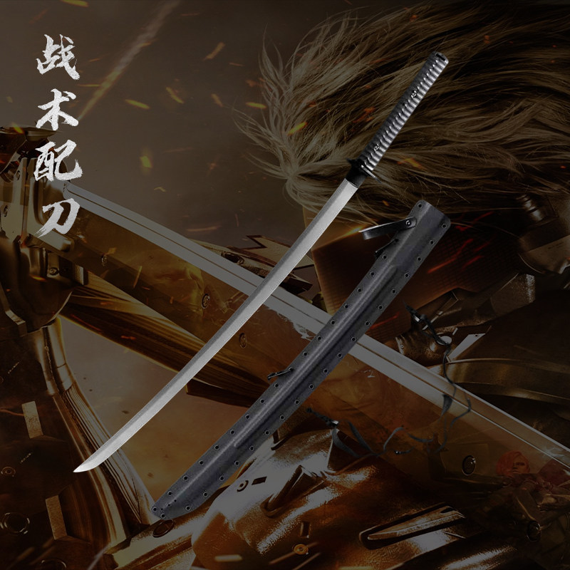 刀剑一体锻打东洋武士太刀科技感长款战术武术现代兵器未开刃