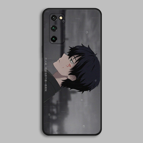 适用华为荣耀v30x10v40proV20v98XMax动漫男像人间失格伤感手机壳