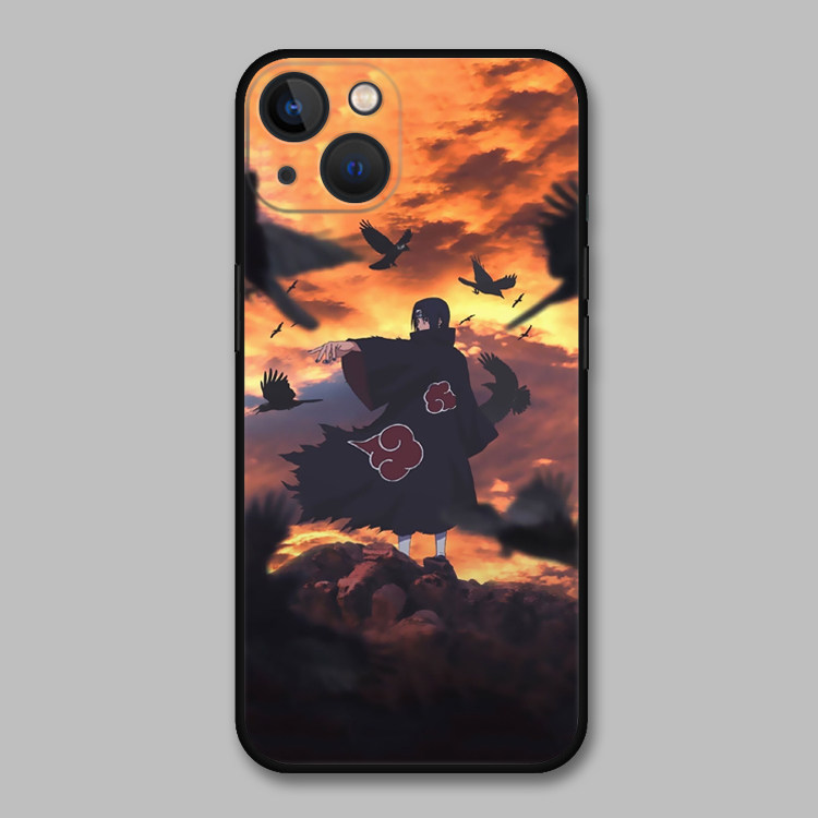 适用苹果13/iPhone11/12pro/XR/xsmax软日漫火影宇智波鼬神手机壳