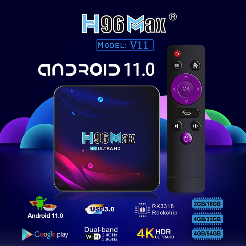 H96 V11 tv box android 11 RK3318 Network TV HD set-top box player 4Kin the Audio appliances , Network HD player  category - from Buy2taobao.com to provide professional Taobao agent buy service