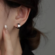 光面素圈耳环女气质温柔简约百搭耳骨环轻奢高级感防过敏耳饰潮