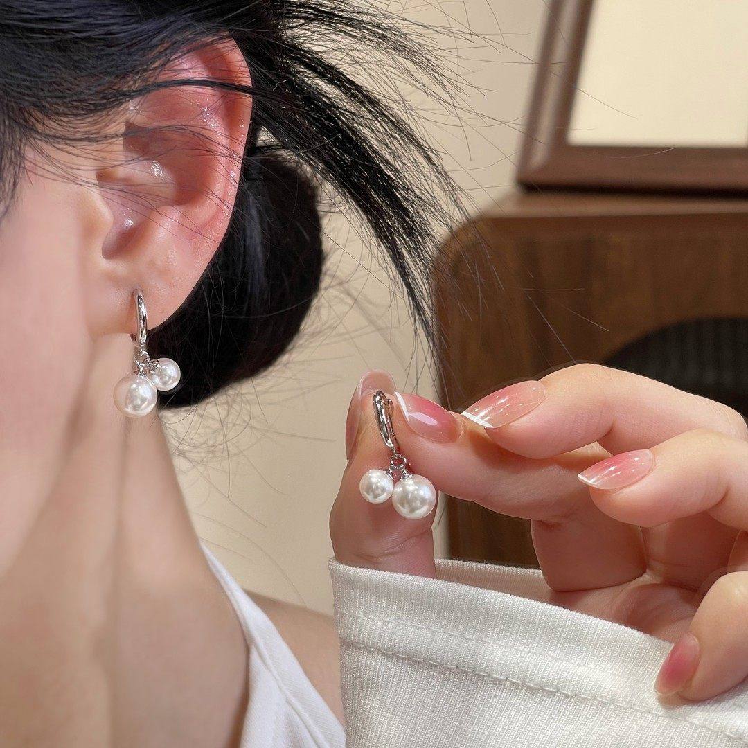 绝美气质珍珠耳环女轻奢小众高级感耳扣2026新款时尚百搭精致耳饰,饰品/流行首饰/时尚饰品新,耳环,淘宝优惠券,粉丝福利购,淘宝优惠卷