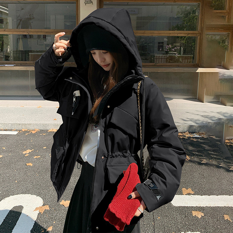 女装/女士精品羽绒服其他/other白鸭绒2025年冬季纯色连帽插肩袖