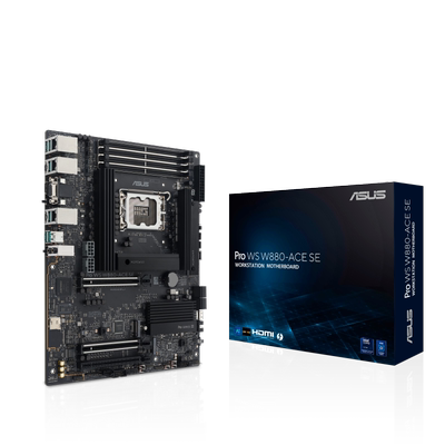 华硕/ASUS Pro WS W880 ACE SE工作站主板带IPMI和BMC支持LGA1851