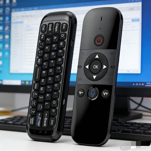 双模迷你蓝牙无线键盘鼠标空中飞鼠遥控器usb键鼠套装 通用可充电