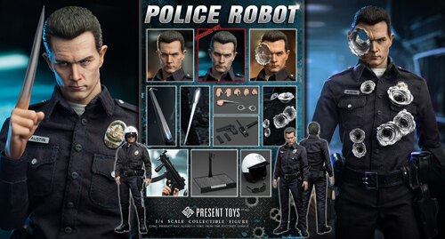 PRESENTTOYS预售机器人警察手办