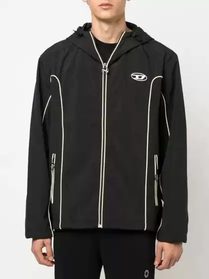 Dies J-Hives Logo Patch Embroidered Windbreaker with Three-Dimensional Texture Cardigan Zipper Jacket for Men and Women