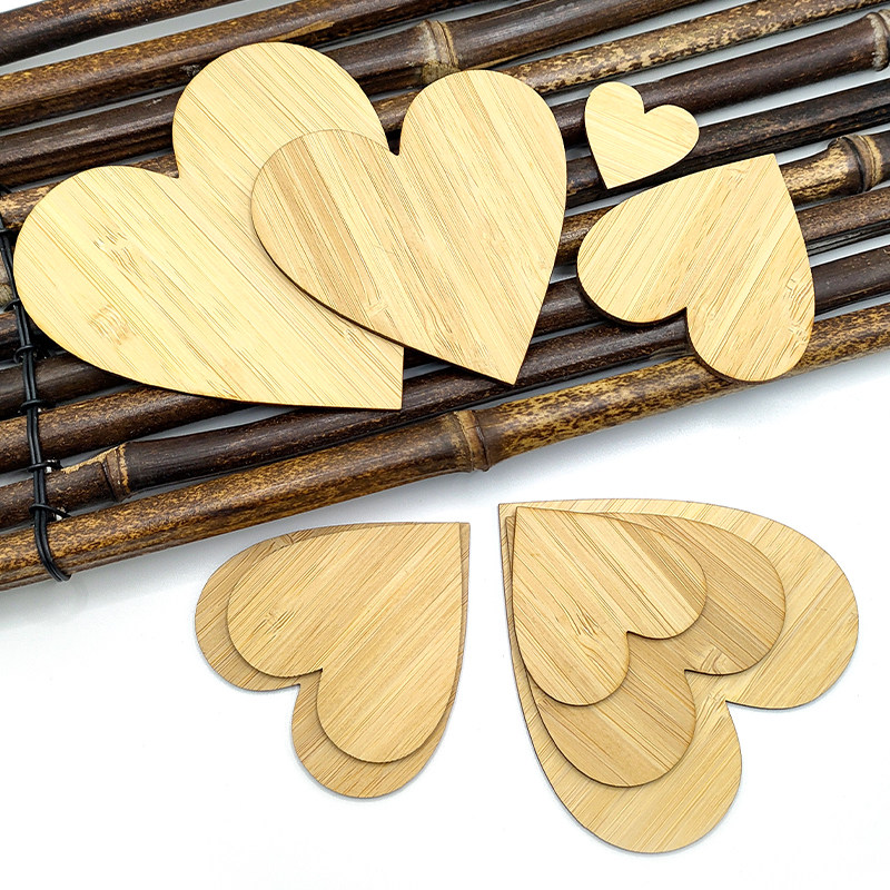 红心型竹片空白材料 幼儿园小学校园老师手绘DIY手工竹板材料定制,特色手工艺,其他特色工艺品,淘宝优惠券,粉丝福利购,淘宝优惠卷