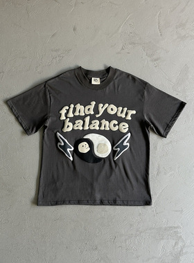 bpm 刺绣印花短袖T恤broken planet潮牌质量嘻哈说唱街头运动裤