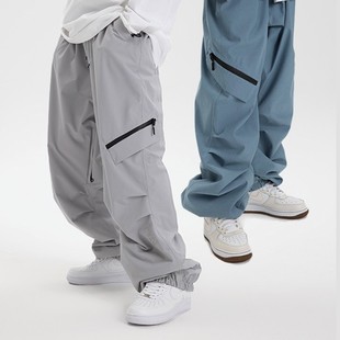 POMT2324新款滑雪裤收脚男女同款防风防水透汽保暖户外