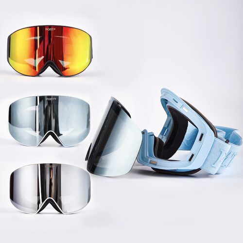 新款滑雪眼镜POMT磁吸镜片