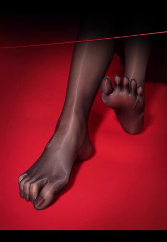 五趾高腰无缝超柔软马油丝袜油亮光腿神器滑柔情连裤大码男士性感