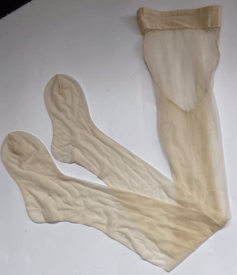 天生丝滑羽高腰T裆高密冰丝超柔软全透明脚尖透明带脚型丝袜女土
