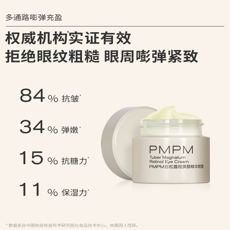 PMPM白松露面膜玻尿精华豆腐补水玫瑰白松露保湿舒缓提亮水光啵啵