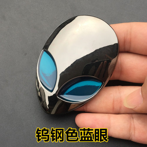外星人头像金属贴改装外星人车贴