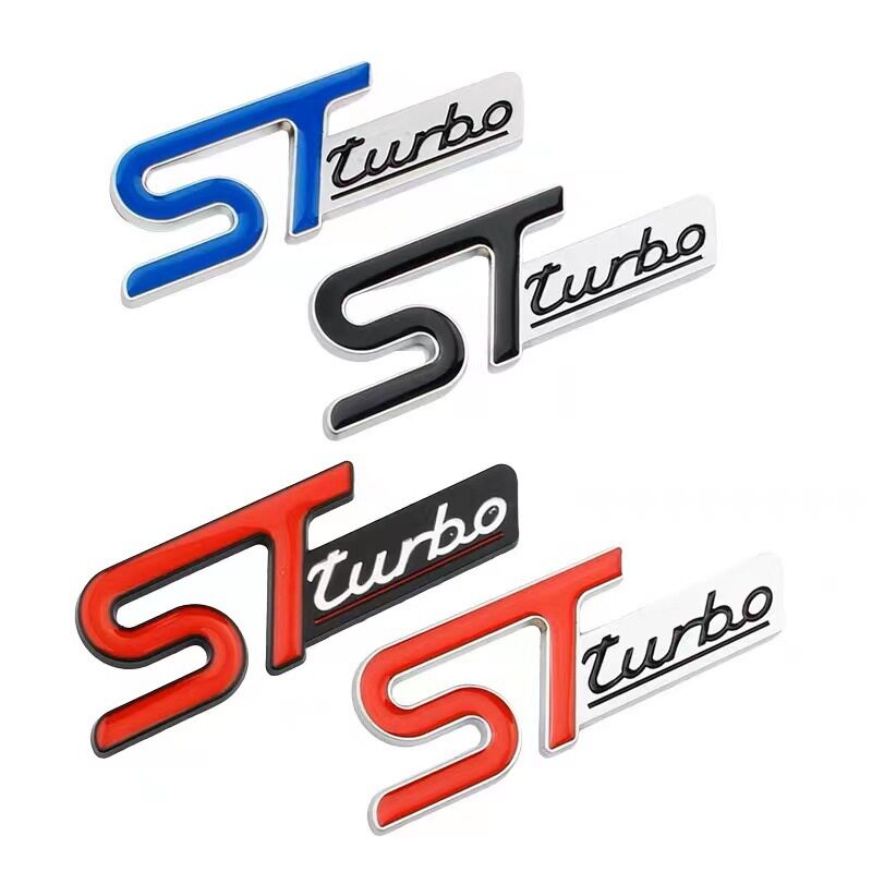 适用于新款福特福克斯锐际锐界ST车贴ST TURBO中网标赛道版后尾标
