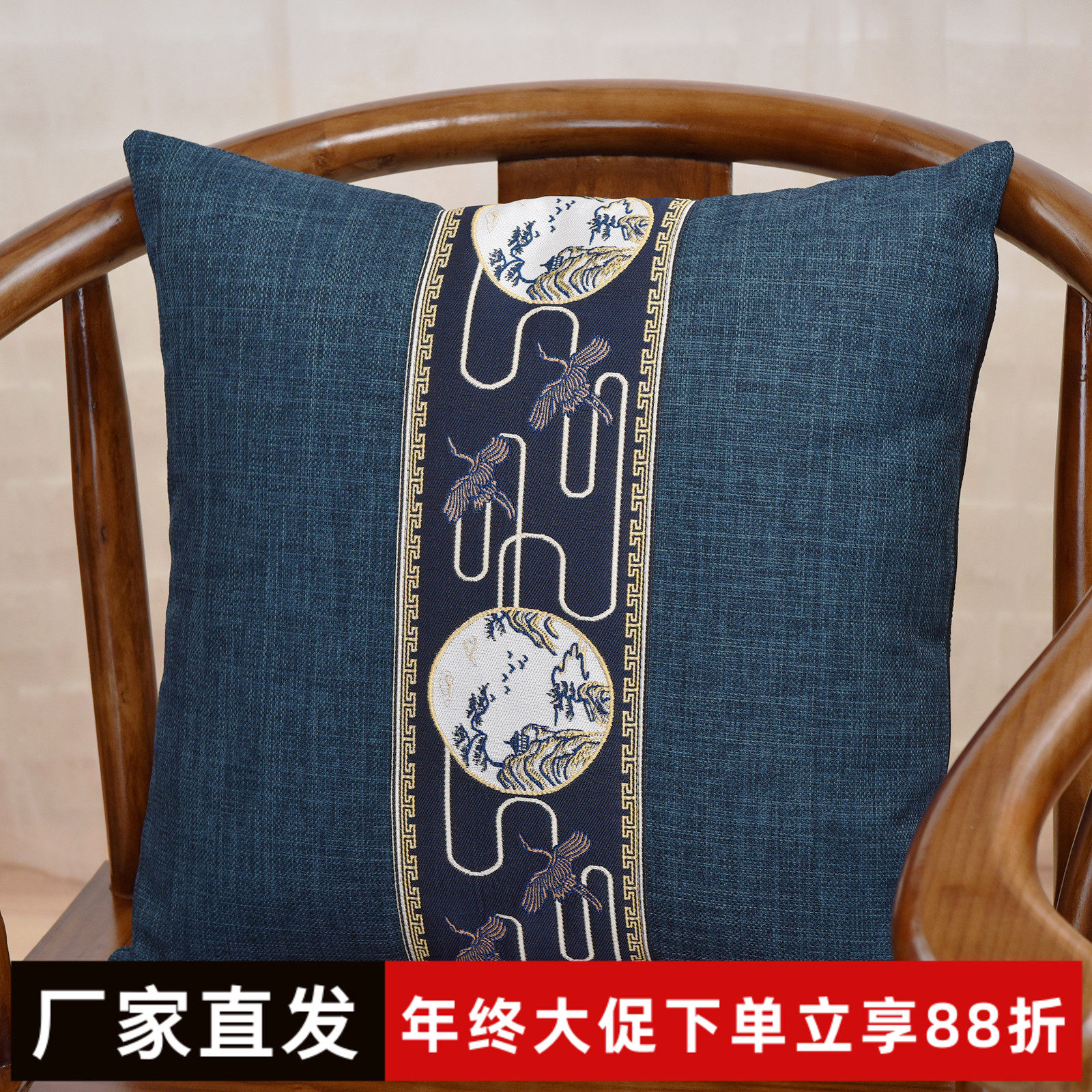 pp棉抱枕靠垫外套可拆洗