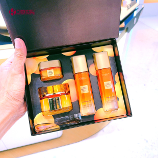 2超值套装 欧莱雅小蜜罐金致臻颜花蜜奢养滋润面霜60g 精华蜜65ml