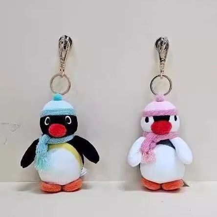 韩国正版pingu企鹅毛绒玩偶挂件