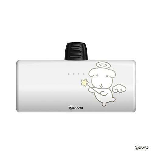 韩国代购ganadi小白狗卡通便携充电宝5000mAh可爱简约移动电源