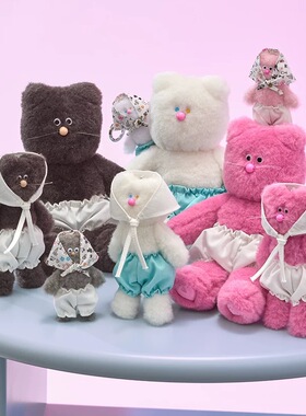 韩国代购MONAMHEE迷你毛绒玩偶挂件钥匙扣包挂权志龙周边礼物