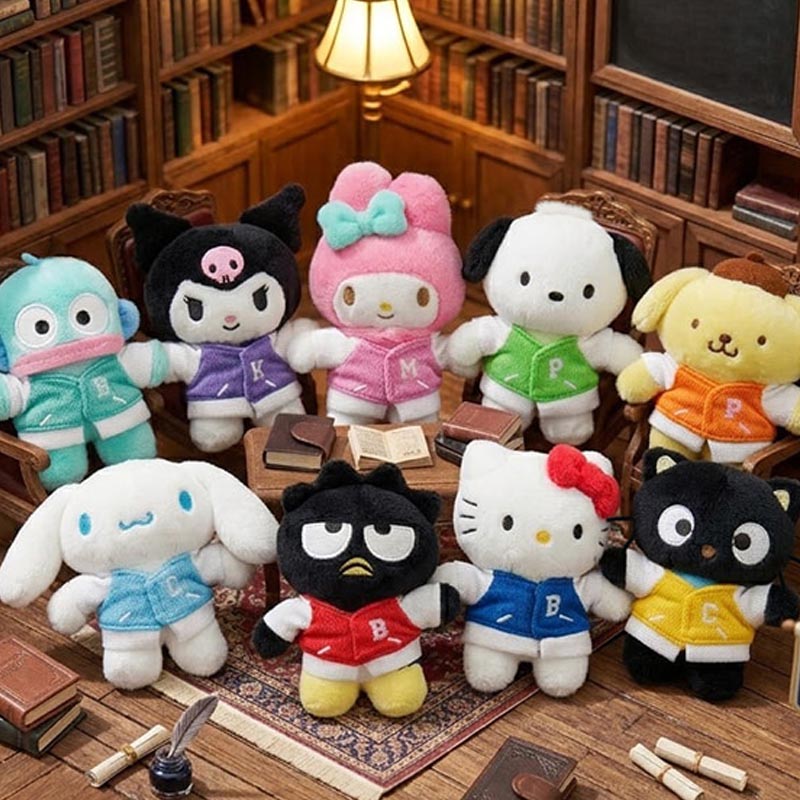 三丽鸥校园kitty美乐蒂挂件图片