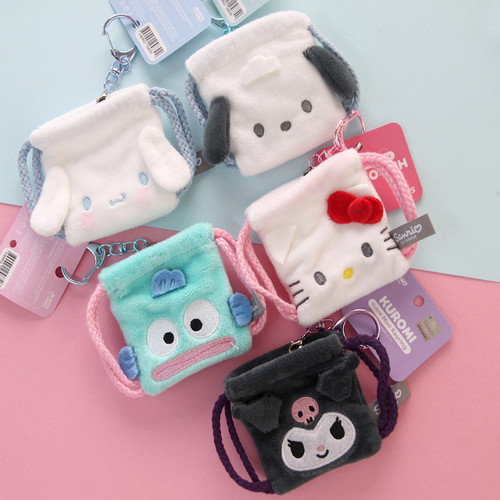 韩国正版三丽鸥Kitty毛绒耳机包
