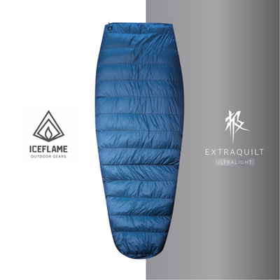 冰焰鹅绒无底羽绒睡袋徒步户外