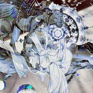 李富贵分装古风九州纪系列折戟沉沙国破山河在够神梦3人物PET胶带