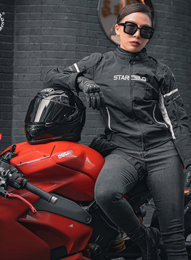 摩托车骑行服冬季机车外套保暖