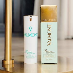 现货瑞士valmont法尔曼清透亮颜防晒霜spf50隔离霜30ml