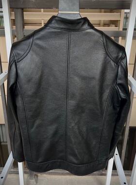 特价捡漏皮衣男士厚皮夹克修身机车服立领外套潮