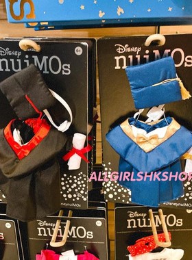 香港迪士尼限定米奇米妮维尼nuiMos毕业生着替绣名毕业生毕业帽