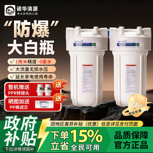 大胖前置耐压全屋净化泥沙余氯