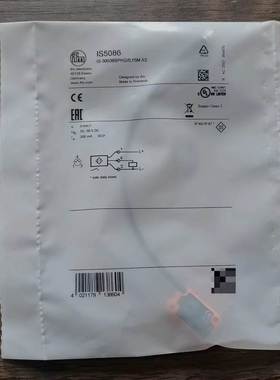 【释迦】全新原装正品 IFM易福门 IS5086 传感器，实物拍摄，