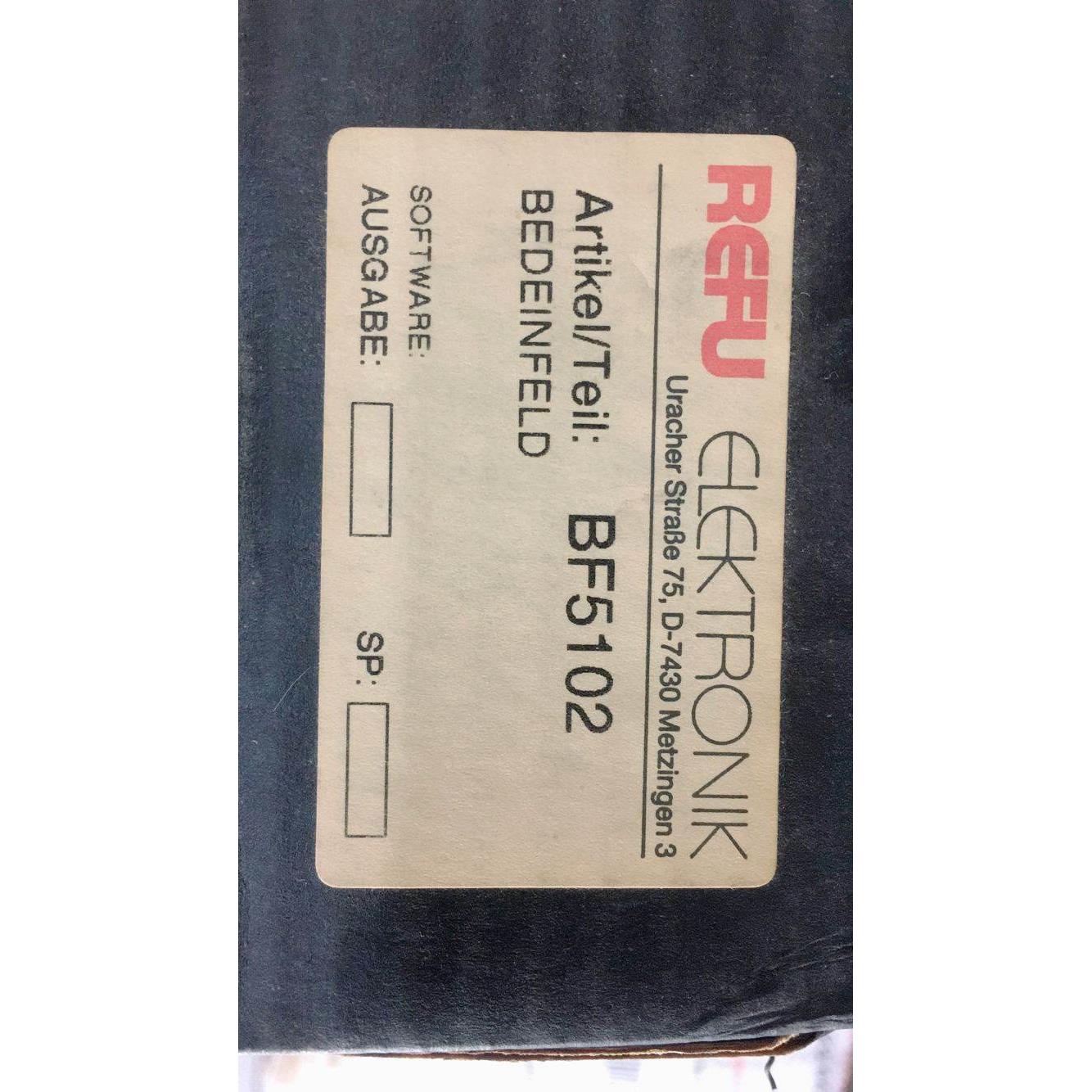 释迦自动化德国瑞福REFU进口 BF5102人机变频器面板控制器现 D-74