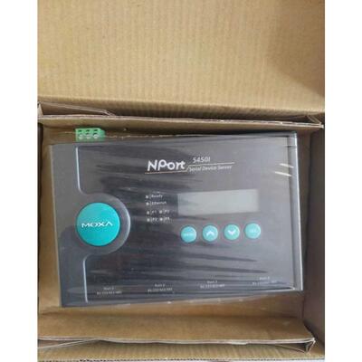 释迦自动化NPORT 5450I MOXA摩莎光电隔离 串口服务器