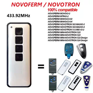 跨境批发433mhz车库门遥控器兼容NOVOFERM NOVOTRON 502 MAX43-2