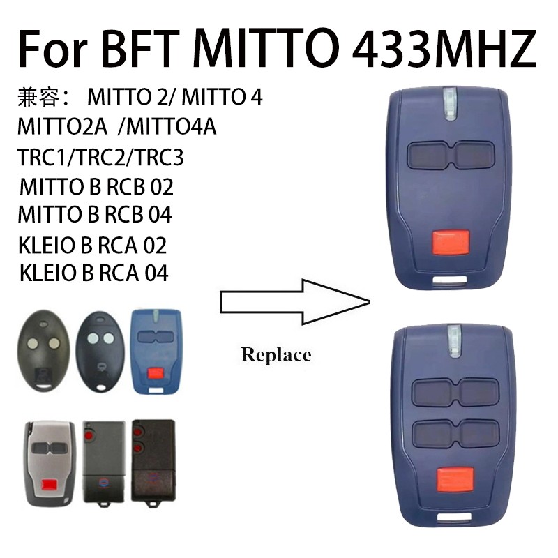 车库门遥控器兼容BFTMitto433