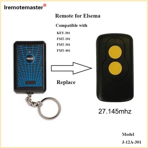 车库门遥控器兼容Elsema27.145