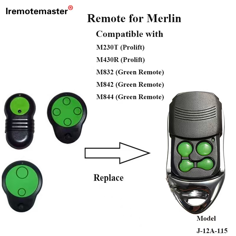 车库门遥控器钥匙兼容Merlin433图片