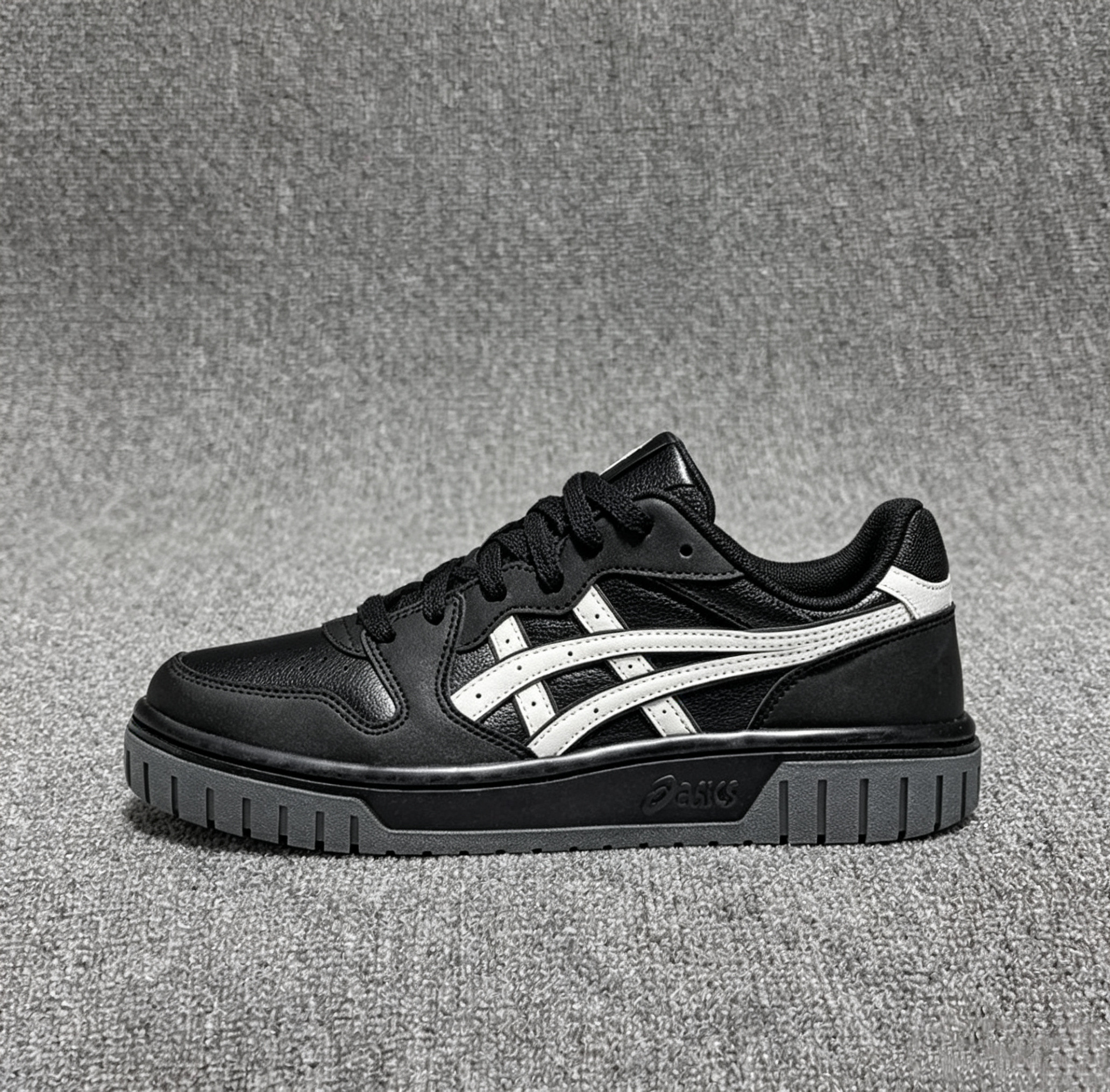 【官方鉴别】亚瑟士Asaics ASICS Court Mz 2.0 黑白低帮休闲板鞋