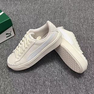 女款 布面低帮板鞋 花瓣鞋 PUMA彪马PLATFORM 刘海鞋 Canvas