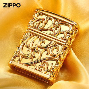 zippo打火机正品重盔甲金缕战衣富贵唐草专柜正版男士送礼限量版