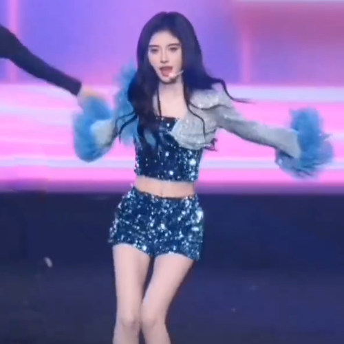 百舞衣库新款鞠婧祎同款打歌服